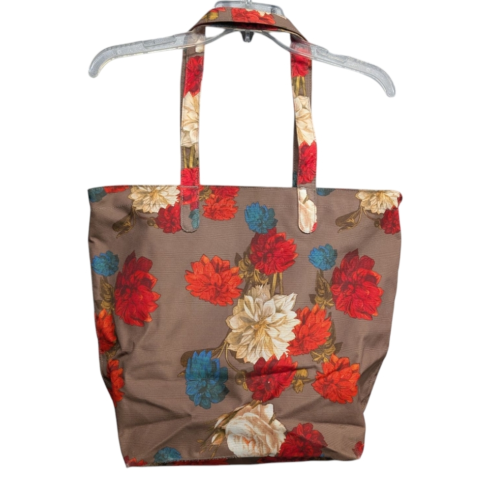Herschel Floral Zipper Tote Bag - Picture 2 of 13
